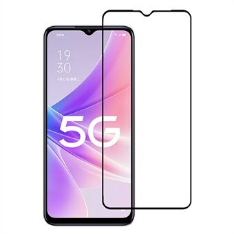 Oppo A57 (2022) 5G / A77 5G täysliimaiselle silkkipainatukselle karkaistu lasikalvo räjähdyssuojattu HD kirkas koko näytön suojakalvo