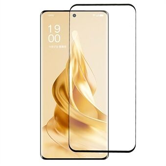 Sivuliima karkaistu lasikalvo Oppo Reno9 5G / Reno9 Pro 5G:lle, täysin peittävä HD 3D kaareva näytönsuoja