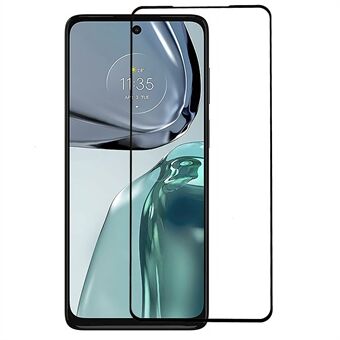 Motorola Moto G62 5G Silk Printing Full Glue karkaistu lasikalvo, räjähdyssuojattu HD Clear Full Screen Protector