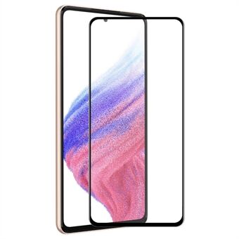 ENKAY HAT Prince Samsung Galaxy A54 5G Scratch koko näytön suojakalvo 6D silkkitulostus Täysliima korkea alumiinipii lasi räjähdyssuojakalvo