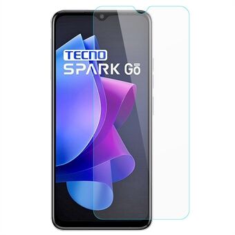 Tecno Spark Go 2023 4G Anti-Dust HD kirkkaalle karkaistulle lasikalvolle 0,3 mm Edge matkapuhelimen näytönsuoja