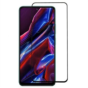 Xiaomi Poco X5 5G / Redmi Note 12 5G (Kiina) / Redmi Note 12 5G:lle karkaistu lasikalvo Full Glue Silkki Printing koko näytön suojakalvo