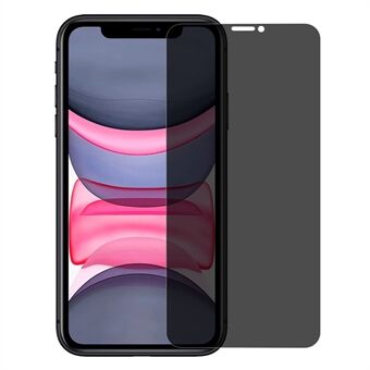 NORTHJO A+ iPhone XR / 11 6,1 tuuman 28 asteen Anti Spy puhelimen näytönsuoja 2,5D kaari pölytiivis 0,3 mm karkaistu lasikalvo