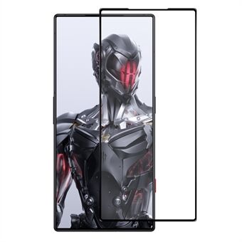 NORTHJO A+ ZTE nubia Red Magic 8 Pro+ 5G / nubia Red Magic 8 Pro 5G Silkkitulostus korkea alumiinipiilasi näytönsuoja - musta