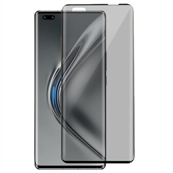 RURIHAI For Honor V40 5G / Huawei nova 8 Pro 5G Anti- Spy Tempered Glass Film 3D Kaareva näytönsuoja