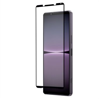 RURIHAI Sony Xperia 1 V korkean alumiinipiilasi puhelimen näytönsuoja 0,26 mm 9H 2,5D toissijainen kovettumiskalvo