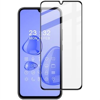 IMAK Pro+ -sarja Samsung Galaxy A24 4G 9H Hardness HD Full Screen Protector Pölynesto karkaistu lasikalvo