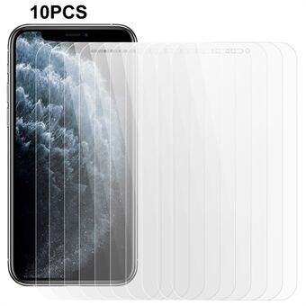 10 kpl / setti iPhone 11 Pro Max karkaistusta lasista puhelimen näytön kalvo 0,3 mm 2,5D Scratch näytönsuoja