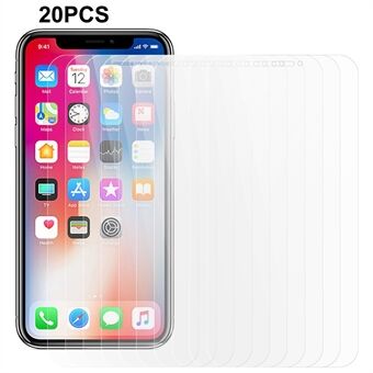 20 kpl / sarja iPhone X / XS 0.3mm 2.5D puhelimen näytönsuoja Räjähdyssuojattu karkaistu lasi HD kirkas kalvo