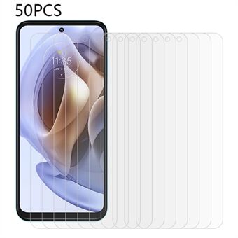 50 kpl Motorola Moto G41 4G / G31 2.5D Arc Tempered Glass Guard Protector 0.3mm puhelimen näytön kalvo