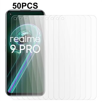 50 kpl / sarja Realme 9 Pro / V25 / OnePlus Nord CE 2 Lite 5G näytönsuoja 0,3 mm 2,5D Arc Edge HD karkaistu lasikalvo