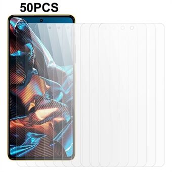 50 kpl / sarja Xiaomi Poco X5 Pro 5G / Redmi Note 12 Pro 5G / Note 12 Pro Speed 5G karkaistu lasikalvo 2,5D 0,3 mm näytönsuoja