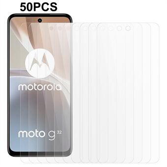 50 kpl / sarja Motorola Moto G32 4G karkaistu lasi Scratch kalvo 0,3 mm 2,5D matkapuhelimen näytönsuoja