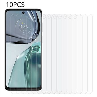 10 kpl / setti puhelimen näytönsuoja Motorola Moto G62 5G , 0.3mm 2.5D karkaistu lasi suojakalvo