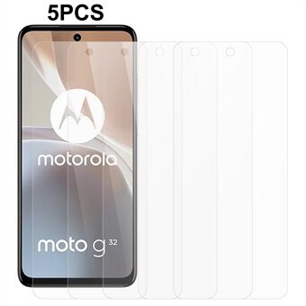 5kpl / sarja Motorola Moto G32 4G 2.5D 0.3mm näytönsuoja Karkaistu lasi Räjähdyssuojattu puhelimen näytön kalvo