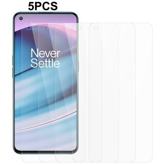 5 kpl / sarja 0,3 mm karkaistu lasi näyttökalvo OnePlus Nord CE 5G , 2.5D Arc Edge HD - puhelimen näytönsuojalle