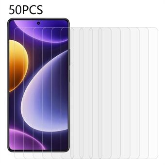 50 kpl Xiaomi Redmi Note 12 Turbo / Poco F5 5G karkaistu lasikalvo HD kirkas pölytiivis puhelimen näytönsuoja