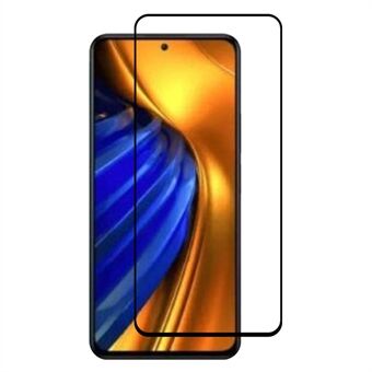 RURIHAI Black Edge näytönsuoja Xiaomi Poco F5 Pro 5G / Redmi K60 5G / K60 Pro 5G , 2.5D toissijaisesti kovettunut korkean alumiinipii lasikalvo