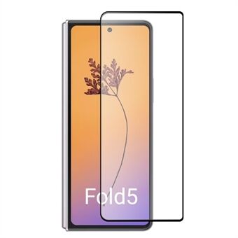 RURIHAI Samsung Galaxy Z Fold5 5G näytönsuojalle 0,26 mm 9H 2,5D toissijaisesti karkaiseva korkea alumiinipii lasikalvo