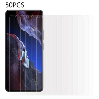 50 kpl Xiaomi Poco F5 Pro 5G / Redmi K60 5G / K60 Pro 5G puhelimen näytönsuoja 2.5D 0.3mm Scratch karkaistu lasikalvo