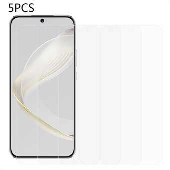 5kpl / setti Huawei nova 11 karkaistu lasi puhelimen näytönsuoja 2.5D 0.3mm iskunkestävä kalvo