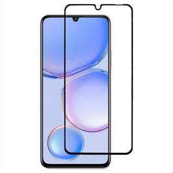 Huawei nova Y71 4G Full Glue Full Screen Protector Silkkitulostus Karkaistu lasi HD Kirkas puhelinkalvo