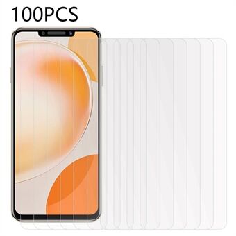 100 kpl Huawei Enjoy 60X Super Clear Näytönsuoja Sileä Koskettava Karkaistu lasi näyttökalvo