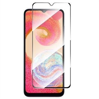 ENKAY HAT Prince Samsung Galaxy A04e 4G / F04 4G / M04 4G 9H näytönsuoja Silkkitulostus 2.5D korkean alumiinipii lasikalvo