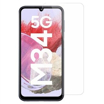 Puhelimen näytönsuoja Samsung Galaxy M34 5G:lle, karkaistu lasi Scratch kalvo 0,3 mm:n Edge