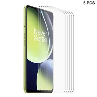 ENKAY HAT Prince 5 kpl OnePlus Nord CE 3 Lite 5G / Nord N30 5G 0,26 mm korkea alumiini-silikonilasikalvo 9H 2,5D näytönsuoja