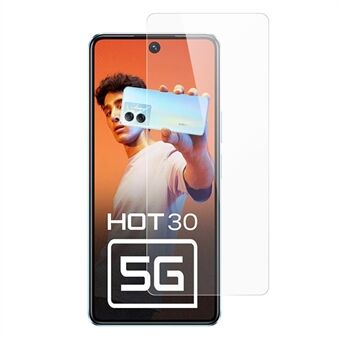 Puhelimen näytönsuoja Infinix Hot 30 5G:lle, 0,3 mm Arc Edge Räjähdyssuojattu karkaistu lasikalvo