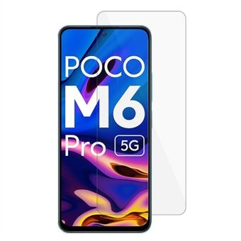 Xiaomi Poco M6 Pro 5G 2.5D Arc Edge -näytönsuojalle korkea alumiini-piilasi puhelimen näyttökalvo