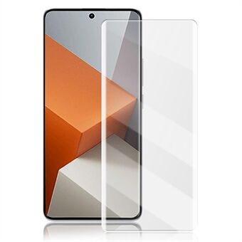 MOCOLO Xiaomi Redmi Note 13 Pro+ 5G varten Tempered Glass UV Nestemäinen Koko Näytön Suoja 3D Kaareva Kalvo