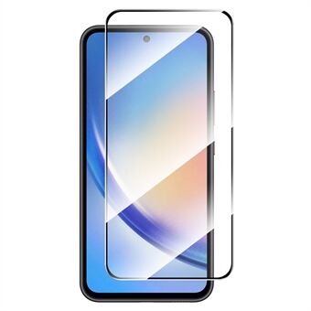 ENKAY HATTU PRINSSI Samsung Galaxy A55 5G Näytönsuoja Täysliima Silkkipainatus 9H 2.5D Naarmunkestävä Kalvo