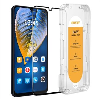 ENKAY HAT PRINCE Samsung Galaxy A33 5G / A32 4G (EU-version) Korkealaatuinen alumiini-pii-lasisuojakalvo