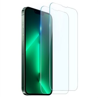 NORTHJO 2kpl/setti iPhone 13:lle 6,1 tuumaa/13 Pro 6,1 tuumaa A+ 0,3 mm 2,5D HD Premium karkaistu lasikalvo, sormenjälkiä estävä Scratch näytönsuoja