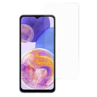 AMORUS Samsung Galaxy A23 4G (165.4 x 76.9 x 8.4mm) Näytönsuoja 9H Kovuus 2.5D Edge HD Korkea alumiinipiilasi kulumisenesto kirkas kalvo