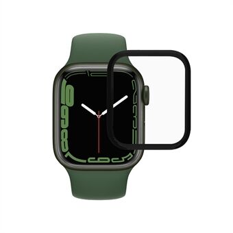 RURIHAI Anti- Scratch Full Peite 3D Curved Edge HD 0,26mm PMMA Lasinen näytönsuoja Apple Watch Series 7 41mm