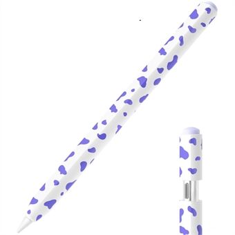 Apple Pencil (USB-C) -silikoninen suojakotelo, lehmäkuviolla varustettu kynäkotelo.