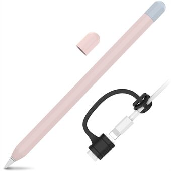 AHASTYLE PT94 silikonikotelo Apple Pencilille (1. sukupolvi), Stylus Pen Sleeve kontrastivärinen suojakuori