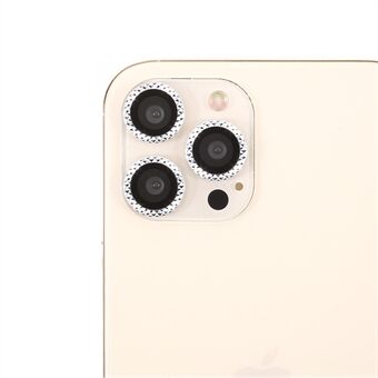 IPhone 12 Pro Max Ultra Clear Rhinestone Decor -lasikameran linssisuojalle (3 kpl / setti)