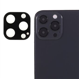 Metallin Lens Guardian Cover suojakehys Karkaistu lasi takakamerakalvo iPhone 13 Pro 6,1 tuumaa - musta