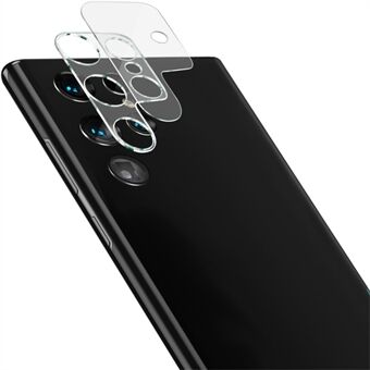 IMAK Full Cover Clear Precise Cutout karkaistu lasi kameran linssikalvo + akryylilinssin suojus Samsung Galaxy S22 Ultra 5G:lle