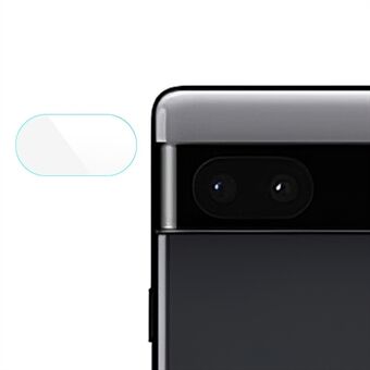 Kameran linssisuoja Google Pixel 6a:lle, karkaistu lasi, Scratch HD läpinäkyvä kalvo