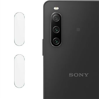 IMAK 2kpl / Pack Linssisuoja Sony Xperia 10 IV 5G:lle, Scratch HD kirkas karkaistu lasilinssikalvo