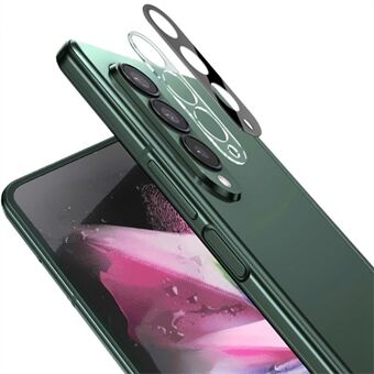 IMAK-kameran linssisuoja Samsung Galaxy Z Fold4 5G:lle, karkaistu lasi Scratch integroitu linssikalvo + akryylilinssisuojus (musta versio)