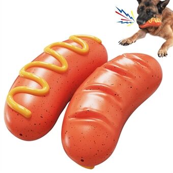 Söpö Sausage Design TPR Pet Chewing Kitisevä lelu Koira leikkii hammaslelu (BPA-vapaa, FDA-sertifikaatti)