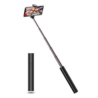 M13 Wiress Mini Bluetooth -matkapuhelin Itselaukaisin alumiiniseoksesta sisäänvedettävä Selfie Stick - musta