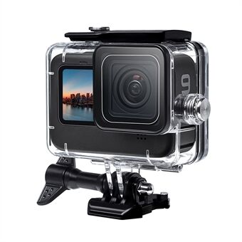 SHELNGKA FLW362 GoPro Hero 9/10 40m vedenalaisen kameran sukelluskuoren vedenpitävälle kotelolle metallipainikkeella