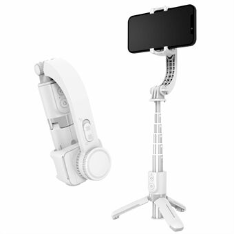 L08 Mini Selfie Stick Gimbal -stabilisaattori älypuhelimen taitettavalle jalustalle Bluetooth-yhteensopivalla kaukosäätimellä iPhone Androidille